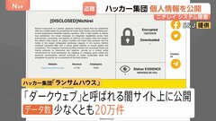 20万件以上を闇サイトに公開か　盗まれたニチレイの従業員や取引先の電話番号などのデータ　ロシア系ハッカー集団| TBS CROSS DIG with Bloomberg