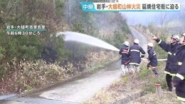 岩手・大槌町の山林火災　延焼続き住宅街に迫る　小鎚地区・吉里吉里地区の2か所で火災　74世帯180人が避難|TBS NEWS DIG