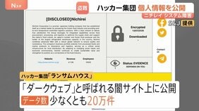 20万件以上を闇サイトに公開か　盗まれたニチレイの従業員や取引先の電話番号などのデータ　ロシア系ハッカー集団|TBS NEWS DIG