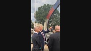 トランプ大統領　「永久に撤去しないかも」　ホワイトハウスで建設中の格闘技大会用設備| TBS CROSS DIG with Bloomberg