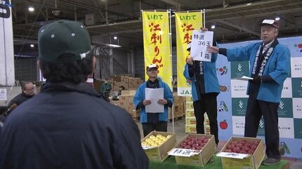 渇水や動物による食害に悩まされたものの、品質は上々 高級りんごの