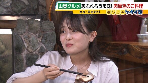 【わざわざ行きたい！山奥グルメ】先代との「きのこ談義」きっかけに客が跡継ぎに！？自分で焼いて食べる「肉厚きのこ」が魅力の店　京都市内とは思えない自然の中にポツンと佇む…新鮮な山菜料理が大好評のログハウスカフェ【第3弾】　|　MBSニュース | 関西の最新ニュースを分かりやすく。