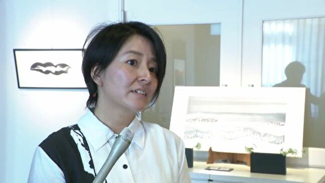 被災地で活動する書道家・室谷文音さん 表具師の明野さやかさんと制作した作品の展示会開かれる|TBS NEWS DIG