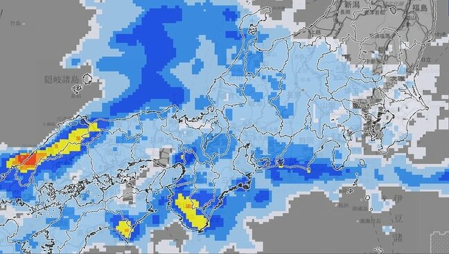 【大雨情報】東海地方は雷を伴った激しい雨が降り大雨となる所がある見込み　10日～11日頃　警報級の大雨となる可能性も…【雨風シミュレーション】|TBS NEWS DIG