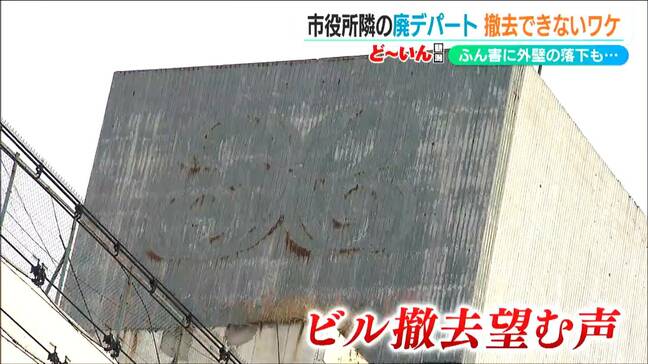 「更地にしてもらうのが一番」廃墟となった旧デパート　ふん害に建物の一部が落下も解体できないワケ　新潟・新発田市|TBS NEWS DIG