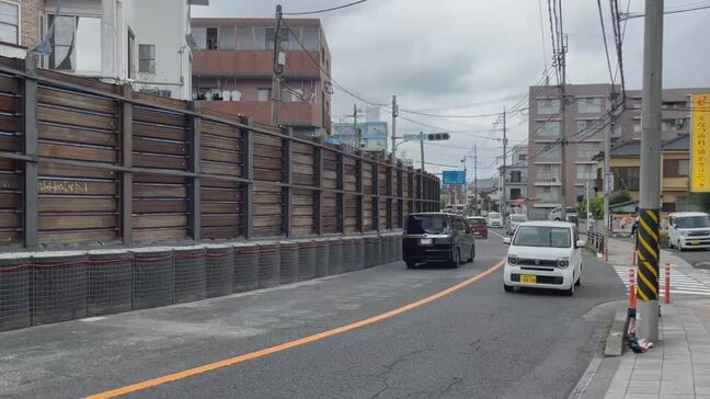 武岡トンネル近く 武3丁目の崩落現場 18日午前11時から全面通行 歩道はまだ通れず 鹿児島市|TBS NEWS DIG