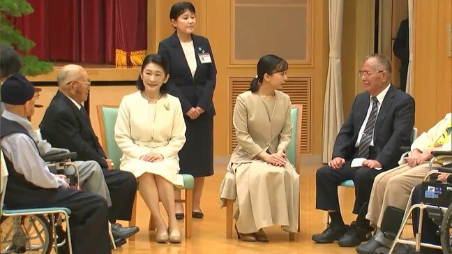 秋篠宮妃・紀子さまと次女の佳子さまがハンセン病療養所「大島青松園」で入所者とご交流【香川】|TBS NEWS DIG