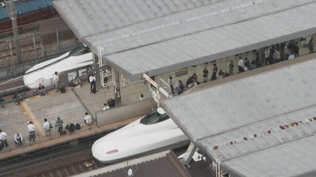 【速報】東海道新幹線 全線で運転再開 線路内に立ち入った人が列車と接触 一時全線で運転見合わせ|TBS NEWS DIG