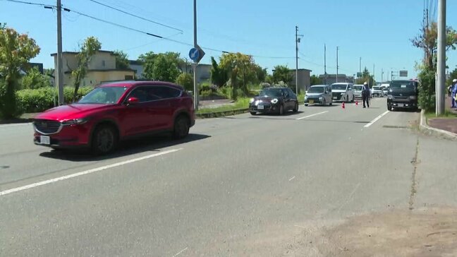 横断歩道のない道路を横断中、乗用車にはねられる　70代の女性が頭にすり傷を負い病院搬送　会話でき意識あり　北海道三笠市|TBS NEWS DIG