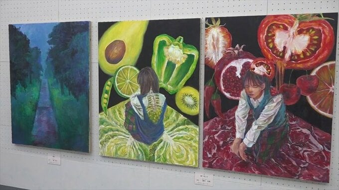 県内唯一の美術系学科　駿台甲府高　美術デザイン科展　|　山梨のニュース | ＵＴＹテレビ山梨