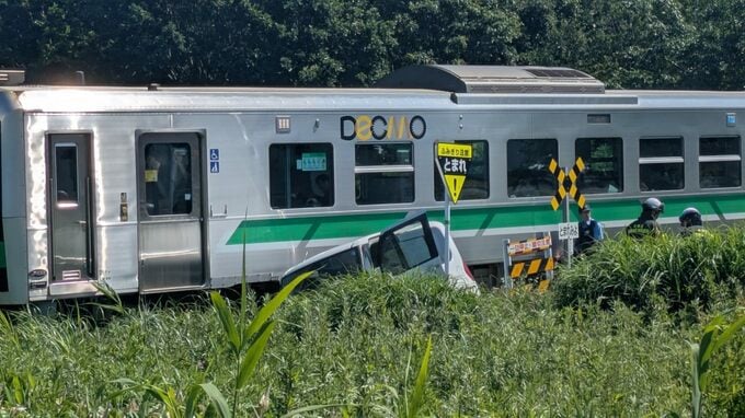 速報　JR釧網線の踏切で軽乗用車と普通列車が衝突　網走⇔知床斜里の間が運転見合わせ|TBS NEWS DIG