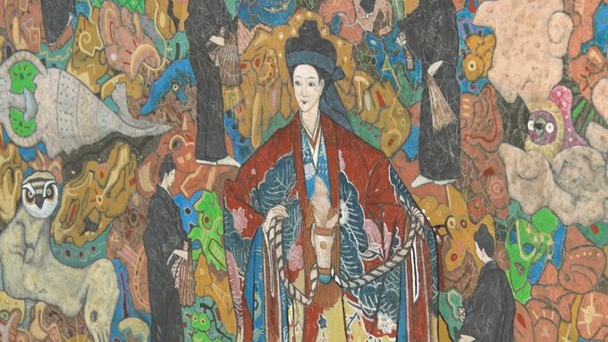 “あじくーたー色彩空間”　画家・桑江良健さんの50周年記念企画展|TBS NEWS DIG