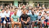 サニブラウン「失敗したから今の自分がいる」小学生たちと交流「みんなの前でかっこいい姿を見せたい」|TBS NEWS DIG