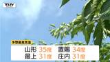 すでに猛暑日に迫る暑さ 山形で最高気温35度予想 山形、米沢、鶴岡など「原則運動禁止」暑さ指数予測31以上に | 山形のニュース│TUYテレビユー山形