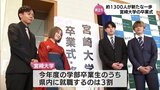 約1300人が新たな一歩を踏み出す　宮崎大学で卒業式|TBS NEWS DIG