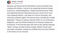 【速報】トランプ大統領　FRBとパウエル議長を強く批判「史上最悪のインフレ招いた」| TBS CROSS DIG with Bloomberg
