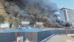 韓国・釜山のホテル建設現場で火災が発生　作業中の6人が死亡| TBS CROSS DIG with Bloomberg
