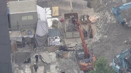 首に鉄筋が刺さる事故　50代くらいの男性作業員が死亡　東京・中央区のビル建設工事現場|TBS NEWS DIG