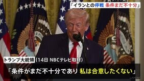 トランプ氏 イランとの停戦「条件がまだ不十分で合意したくない」 ホルムズ海峡の石油輸送のために日本などからの艦船派遣に期待表明|TBS NEWS DIG