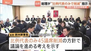 衆議院の議員定数「比例のみ45議席削減」方針で自民党内議論・意見集約へ　高市総理の意向受け　鈴木幹事長が明らかに| TBS CROSS DIG with Bloomberg