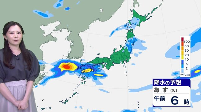 【梅雨前線が北上】九州は雨の一日に…東北北部を中心に午後は天気急変に注意 西日本や東日本は晴れ間が出て蒸し暑く|TBS NEWS DIG