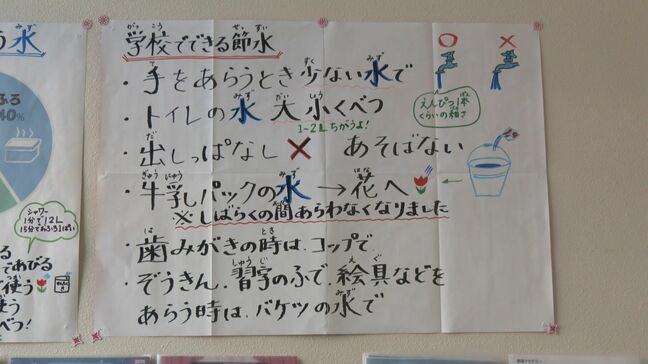 カラカラ天気いつまで…小学校で節水対策 給食は“盛り合わせ”で食器を減らす 水の使用量“2割減”でも｢通常の給食出せない心配も｣ 愛知･田原市|TBS NEWS DIG