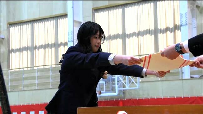 ほとんどの高校で卒業式　全国募集１期生も巣立ち　宮城・南三陸町|TBS NEWS DIG