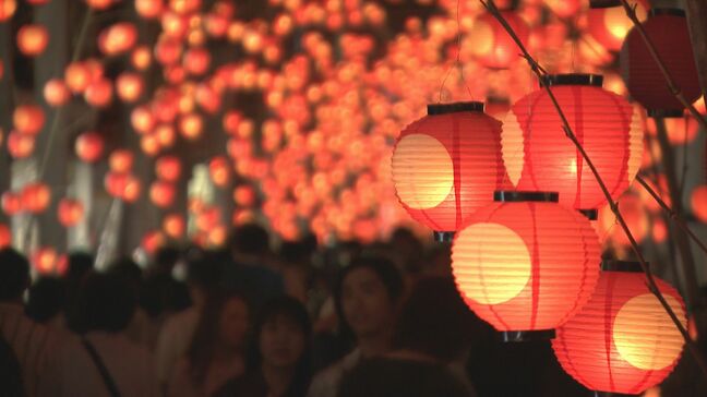 3万個が夏の夜を彩る 「山口七夕ちょうりんまつり」始まる 日本三大日祭りのひとつ|TBS NEWS DIG