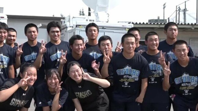 甲子園ベスト4の県岐商 母校に凱旋  親子3代野球部 4番の坂口路歩選手「早く家族に会いたい！」|TBS NEWS DIG