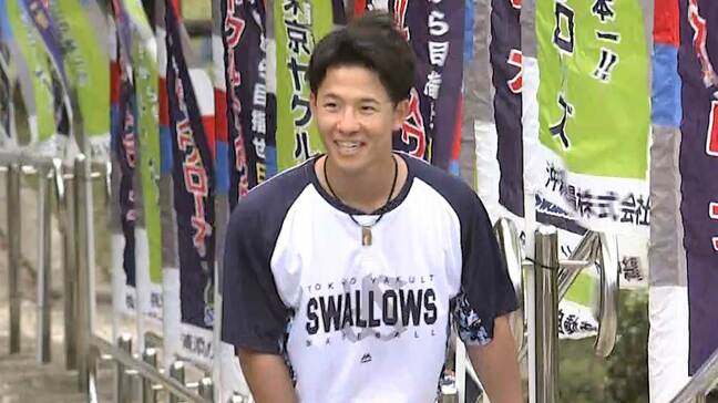 【ヤクルト】内山壮真が恒例の階段ダッシュで「石川県に勇気と希望を！」古田敦也臨時コーチに熱血指導受ける|TBS NEWS DIG
