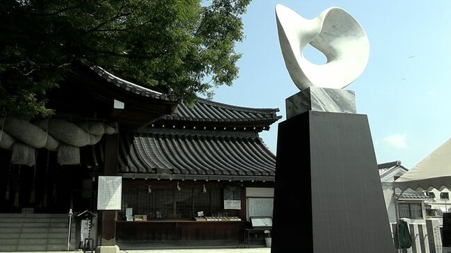 津山市在住の芸術家・武藤順九さんの作品が出雲大社に　9月19日に出雲大社で除幕式【岡山】|TBS NEWS DIG