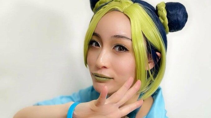 【新井恵理那】　『ジョジョの奇妙な冒険』キャラクターに変身　「さすがえりーなやれやれだぜ」など反響|TBS NEWS DIG
