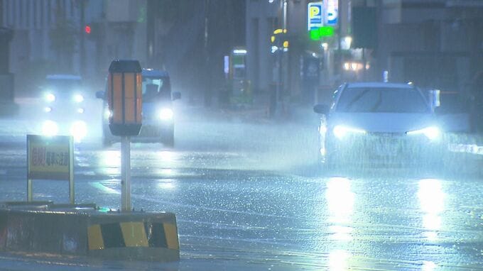 長崎県南部に「線状降水帯直前予測」県内各地で降り始めからの雨量が200ミリ超える　土砂災害などに厳重警戒を|TBS NEWS DIG