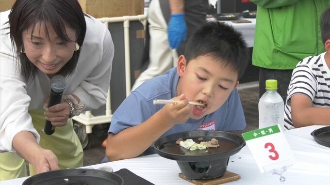 「ただただジンギスカンが食べたいっていう」　ジンギスカンちびっこ大食い大会　|　BSSニュース | BSS山陰放送