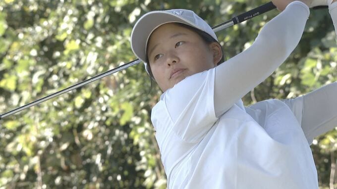 女子ゴルフ界注目の高校生・廣吉優梨菜（15）快挙に挑んだ日本女子オープン　父と二人三脚で歩んだ道|TBS NEWS DIG
