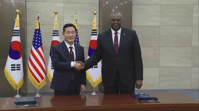米韓が「抑止戦略」を10年ぶりに改定　ソウルで定例安保協議開催