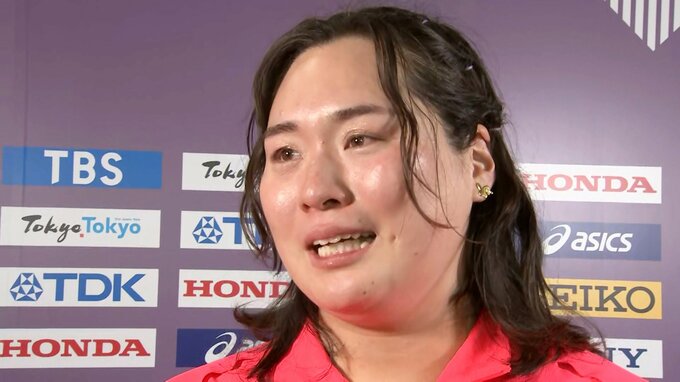 北口榛花「祈ってもらえると嬉しいです」目には涙、決勝進出はB組の結果次第...暫定8位、直前のケガ乗り越え挑むも|TBS NEWS DIG