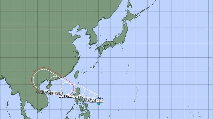 あすには台風に発達か..."台風のたまご" のこのあとの勢力と進路を詳しく　最大瞬間風速45メートル予報　全国の今後の天気を画像で　気象庁　　|　山形のニュース│TUYテレビユー山形
