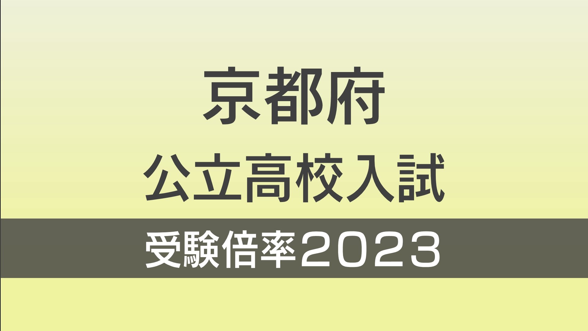 京都 公立 高校 倍率