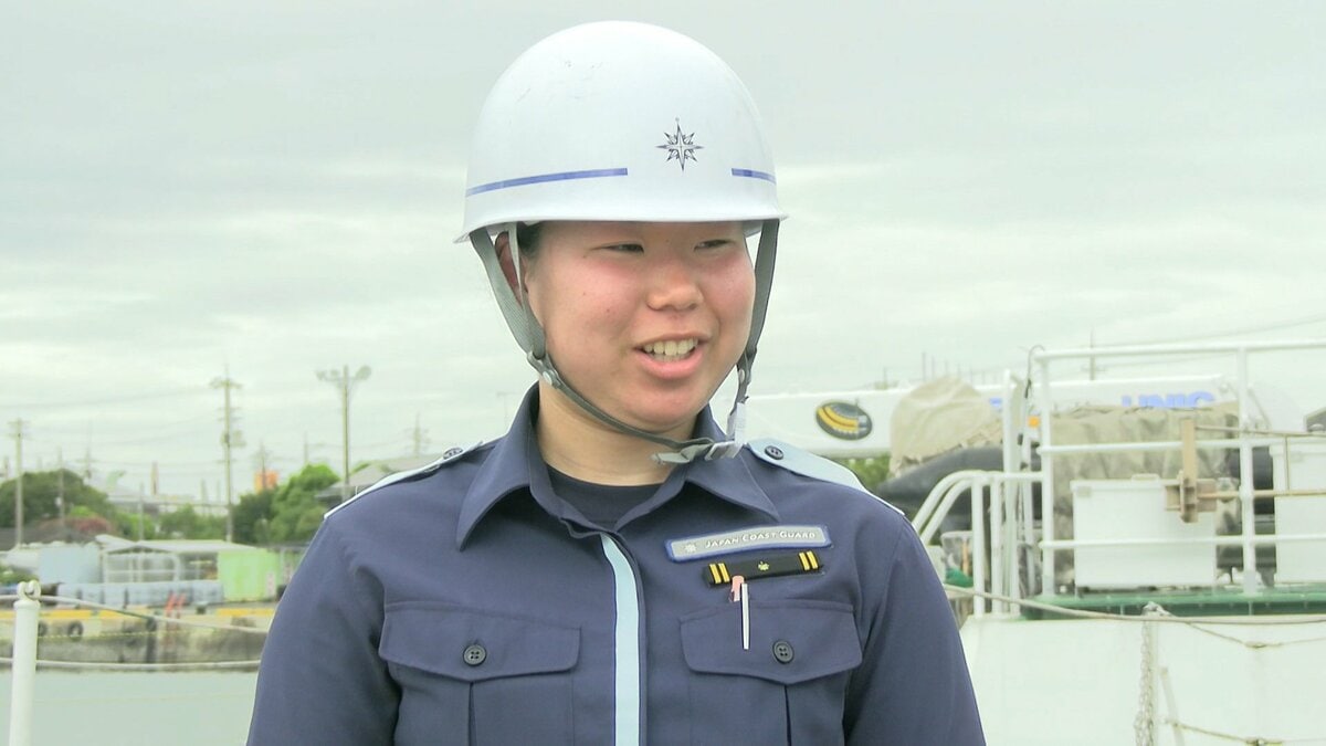 配属2年目の女性海上保安官（21）訓練に奮闘中　10月開催「警備救難競技大会」への出場目指す【岡山】