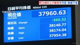 日経平均一時500円安　日銀の利上げ観測で円高・株価下落|TBS NEWS DIG