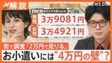 令和のお小遣い事情…そこに潜むのは“4万円の壁”？ “バブル期”は月平均7万7000円超！【Nスタ解説】|TBS NEWS DIG