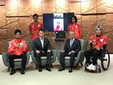 パリでの熱い経験とこれからの抱負語る 広島ゆかりのパラアスリートたちが知事を表敬 競技普及への思いも|TBS NEWS DIG