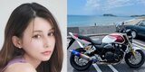 【 ダレノガレ明美 】　愛車のバイクで　江の島近辺をツーリング　「週1〜2で乗ってます」　「HONDA　CB1300 SUPER FOUR SP Final Edition」の写真をアップ|TBS NEWS DIG