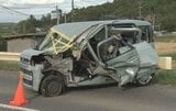 軽乗用車がガードレールに衝突 40代女性がけが 宮城・登米市|TBS NEWS DIG