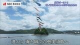 海を渡る150メートルの群舞　50匹以上のこいのぼりが一列に「豊漁への祈り」佐世保市柿ノ浦漁港の初夏の風物詩【長崎ばーどアイ】|TBS NEWS DIG