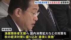 岸田総理、水産業支援策を秋の経済対策で　燃料デブリの取り出し延期には「緊張感持って対策に万全を」| TBS CROSS DIG with Bloomberg