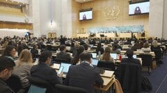 国連人権理事会 イラン女子児童らが死亡した爆撃めぐり緊急会合 米に早期の調査結果公表求める| TBS CROSS DIG with Bloomberg