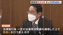 岸田総理「法律の実効性高める努力続ける」法律施行後見直しも　救済法案きょう午後衆院通過へ| TBS CROSS DIG with Bloomberg