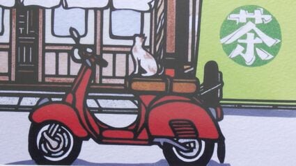 和紙を繊細に切り抜く「切り絵」の世界 久保修さんの作品展 四季折々の